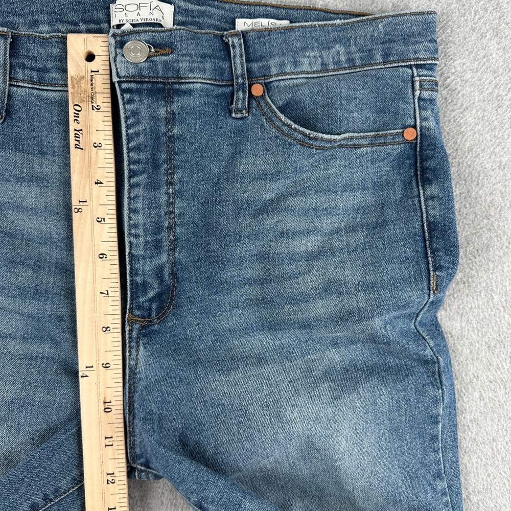 sofia by sofia vergara Blue Denim Flare Jeans - Picture 6 of 11